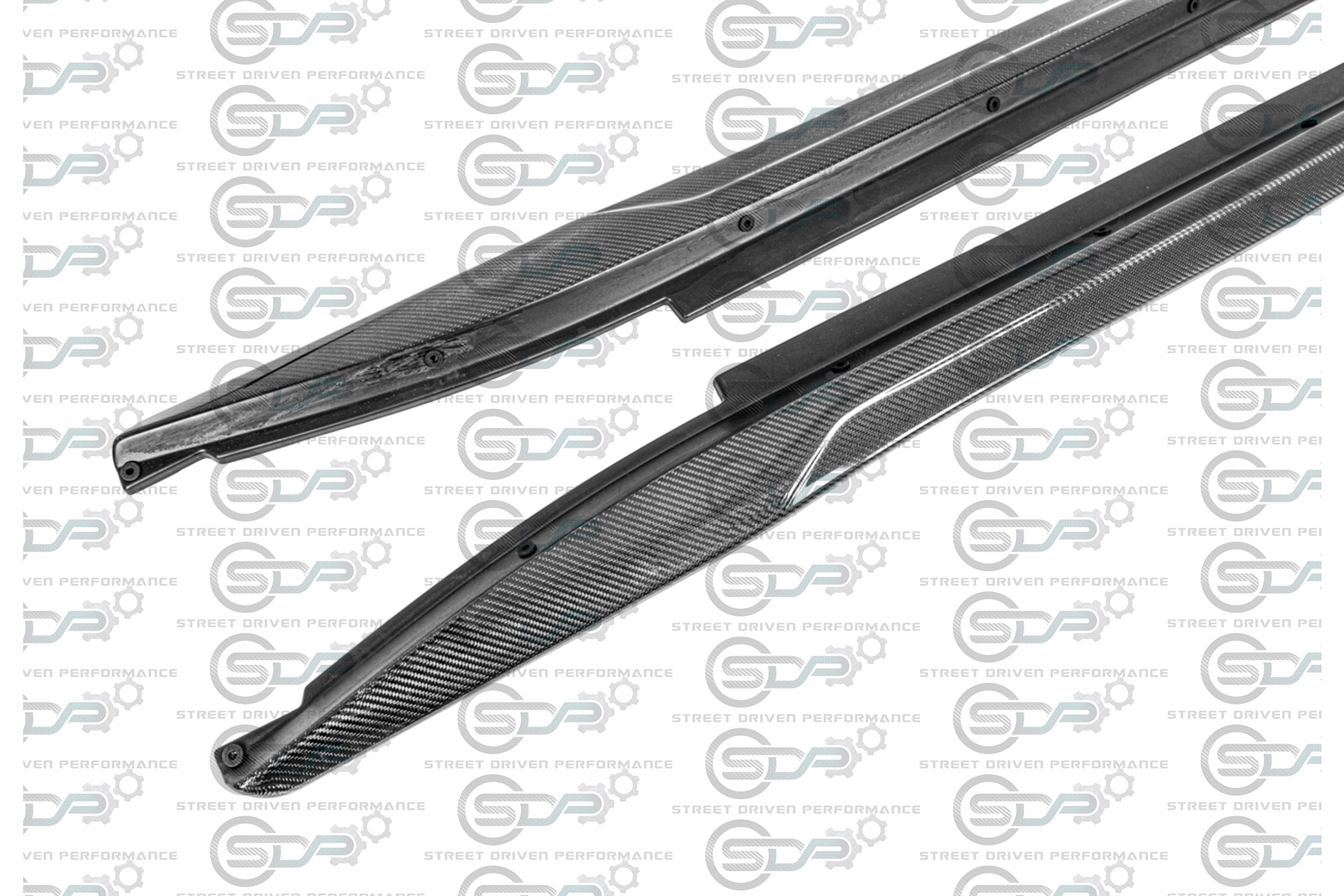 2014+ CTS - Carbon Fiber Side Skirts Rocker Panels Ground Effects